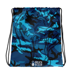 Army Tiger BlueTrue Drawstring bag
