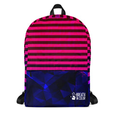 Abstract Blue Purple Backpack