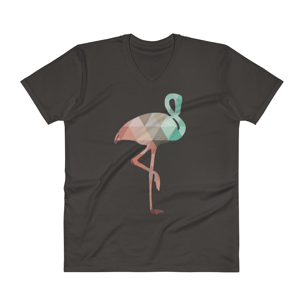 Fresco Flamingo V-Neck T-Shirt