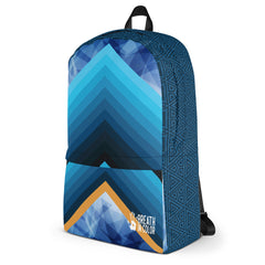 Blue Diamond Arrow Backpack