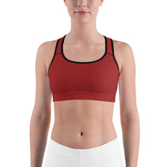 Space Girl Red Sports bra