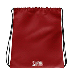 Space G Red Drawstring bag