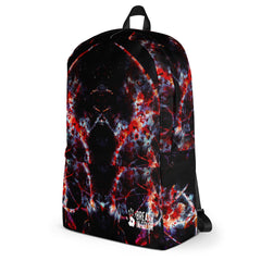 Abstract Flower Red Backpack