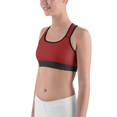 Space Girl Red BB Sports bra